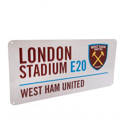 West Ham United Street Sign WH
