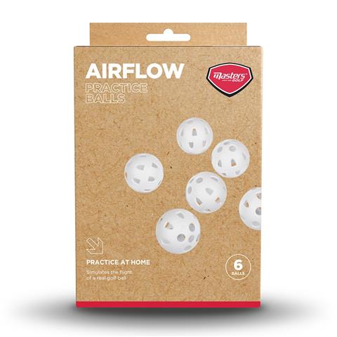 Masters Airflow XP Practice Balls (Pack Of 6)