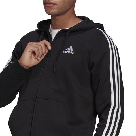 Adidas Ess 3 Stripes Fleece Full Zip Hoodie GK9051