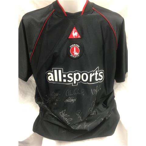 Charlton Athletic Multi-Signed Away Shirt 2002/03 - Stock C/1