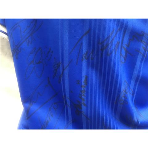 Chelsea Home Multi-Signed Shirt 2000/01 - 20 Signatures - Stock 51