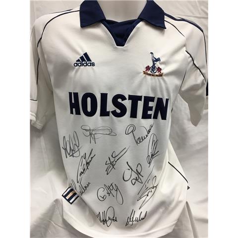 Spurs Home Shirt 2000/01 Signed by 12 Squad Members - Stock 147
