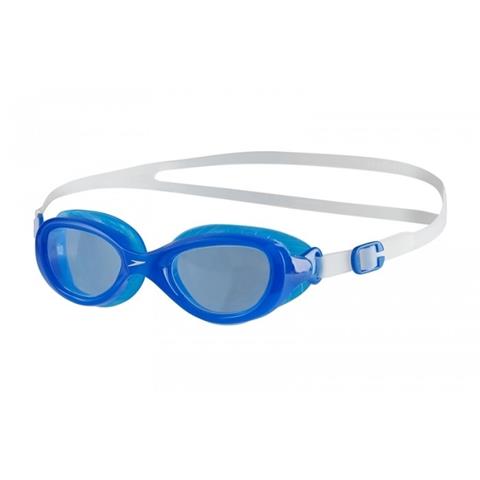 Speedo Futura Classic Junior Goggles Clear/Neon Blue