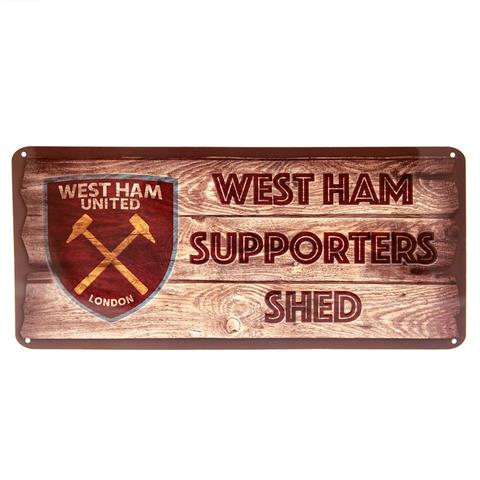 West Ham United F.C Shed Sign