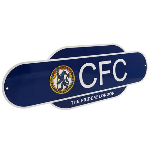 Chelsea F.C Colour Retro Sign