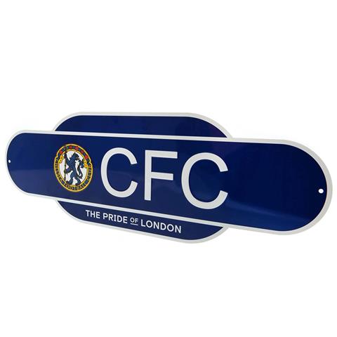 Chelsea F.C Colour Retro Sign