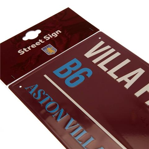 Aston Villa F.C Colour Street Sign