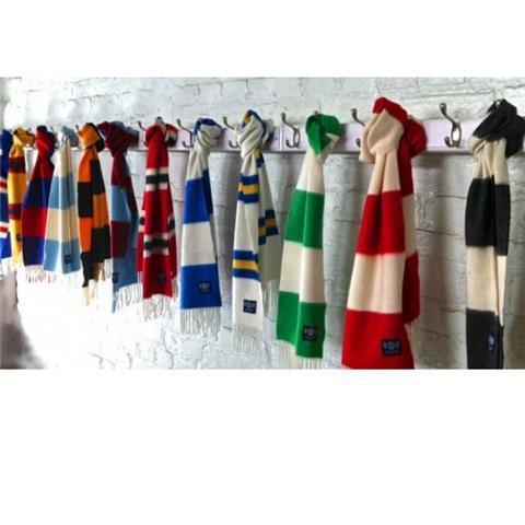Football Team Scarves And Wool Gloves