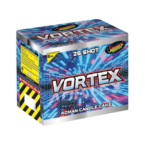 Standard Vortex Roman Candle Cake