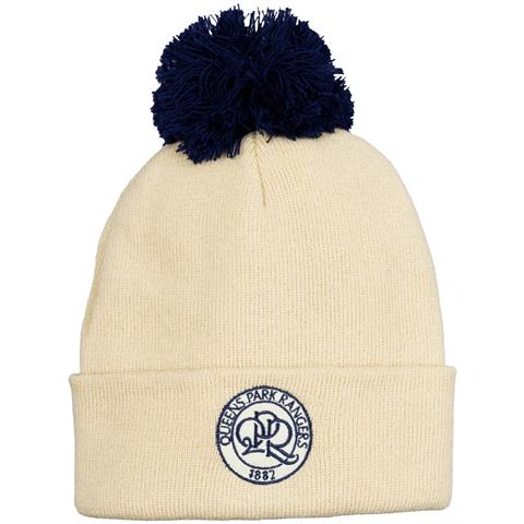 Queens Park Rangers Beige Bobble Hat