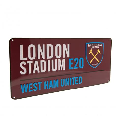 West Ham United F.C Street Sign CL