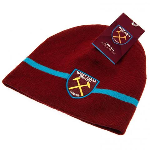 West Ham United F.C Stripe Beanie