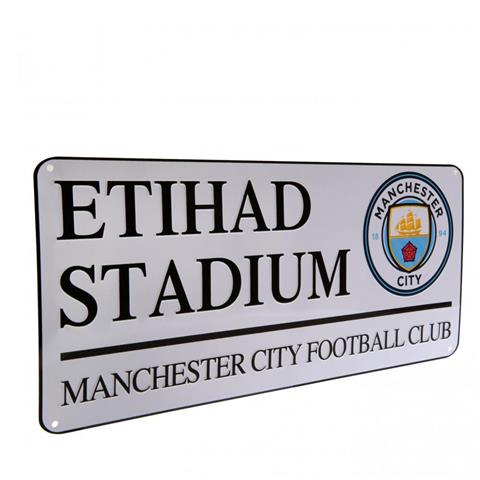 Manchester City F.C White Street Sign