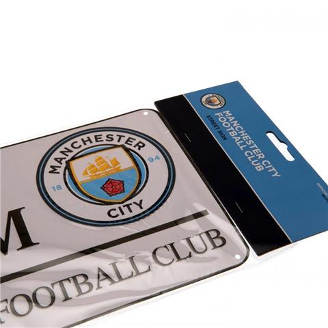 Manchester City F.C White Street Sign