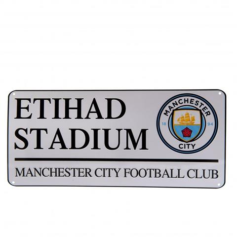 Manchester City F.C White Street Sign