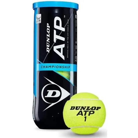 Dunlop ATP Championship Tennis Balls (Tube Of 3)