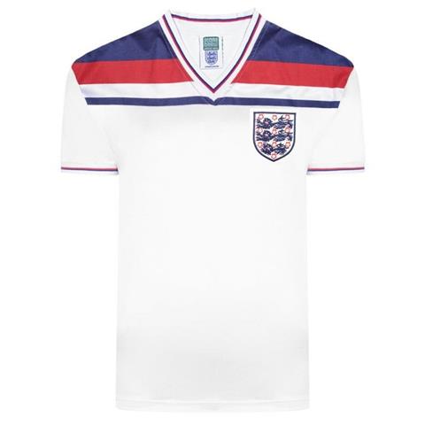 Score Draw England Retro Home Shirt 1982
