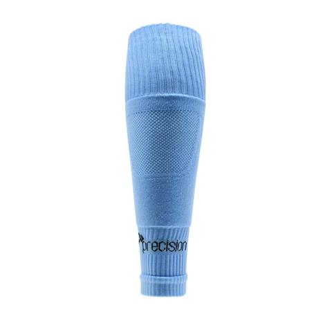 Precision Plain Pro Footless Sleeve Socks Sky