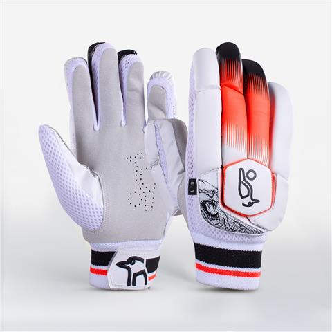 Kookaburra Beast 5.1 Batting Gloves (White/Red/Black)