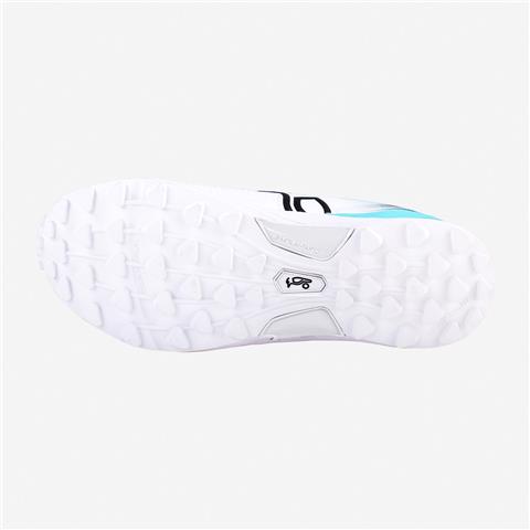 Kookaburra KC 3.0 Mens Rubber Sole Cricket Shoes (White/Aqua)