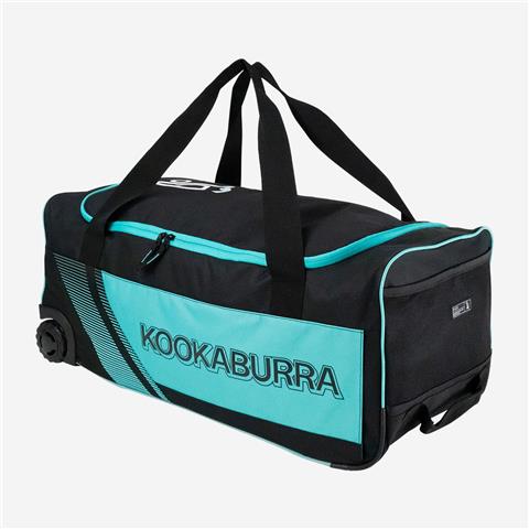 Kookaburra 9500 Wheelie Bag Black/Teal