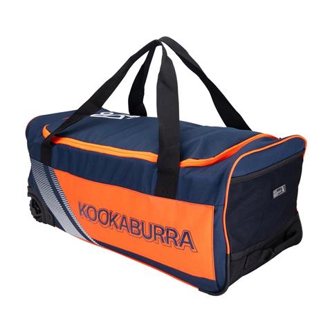 Kookaburra 9500 Wheelie Bag Navy/Orange