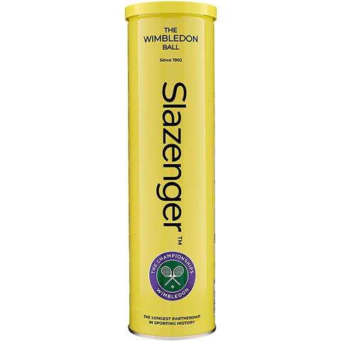 Slazenger Wimbledon Tennis Balls (Tube of 4)