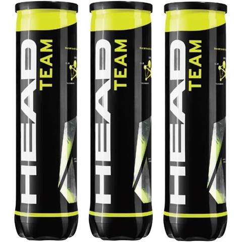 Head Team Tennis Balls (3 Tubes Of 4)