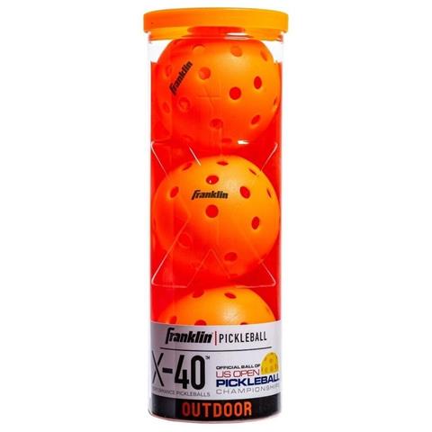 Franklin Outdoor X-40 Pickleball (Set Of 3) Lava