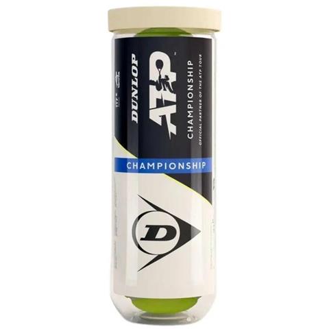 Dunlop ATP Championship Tennis Balls (Tube Of 3)