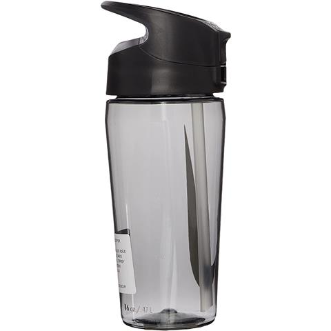 Nike Hypercharge Straw 16oz Water Bottle Anthracite/White