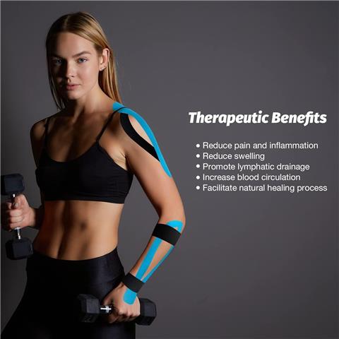 Kinesiology Tape Pre Cut Flesh