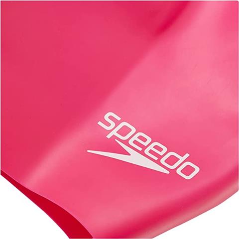 Speedo Adult Long Hair Silicone Pink Cap