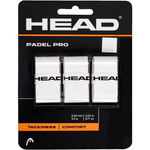 Head Padel Pro Overgrip (Pack Of 3) White