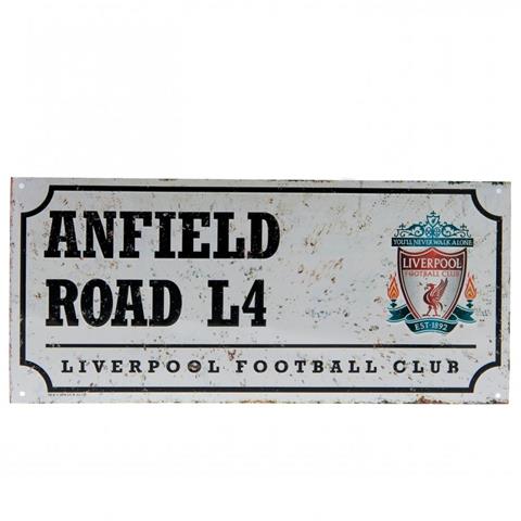 Liverpool F.C Retro Street Sign