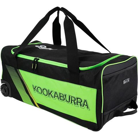 Kookaburra 9500 Wheelie Bag Black/Lime