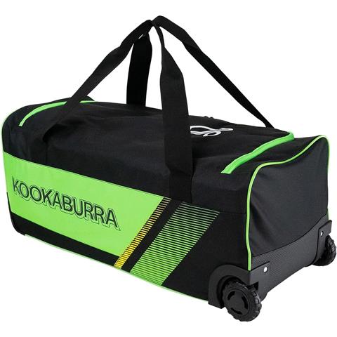 Kookaburra 9500 Wheelie Bag Black/Lime