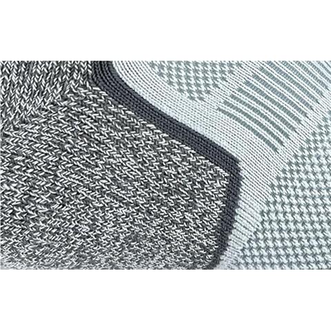 1000 Mile Run Anklet Mens White Socks (Twin Pack)