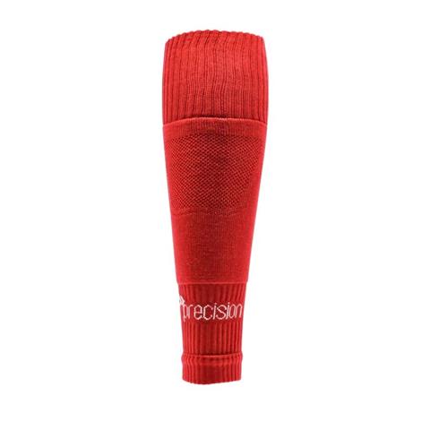 Precision Plain Pro Footless Sleeve Socks Red