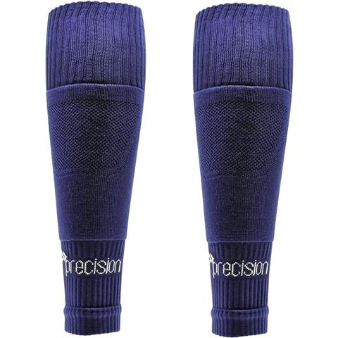 Precision Plain Pro Footless Sleeve Socks Navy