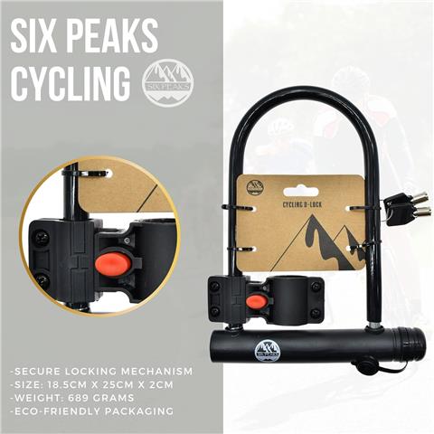 Six Peaks Cycling D-Lock