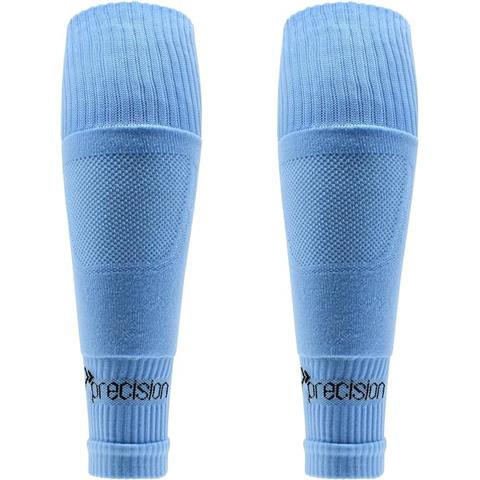 Precision Plain Pro Footless Sleeve Socks Sky
