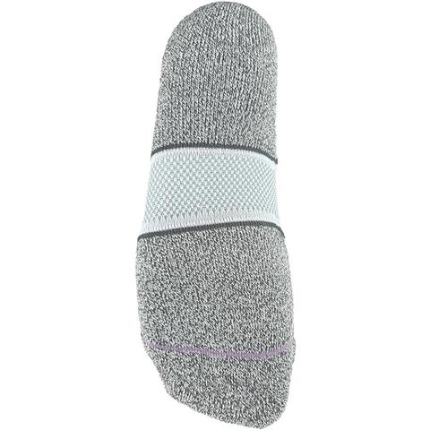 1000 Mile Run Anklet Mens White Socks (Twin Pack)