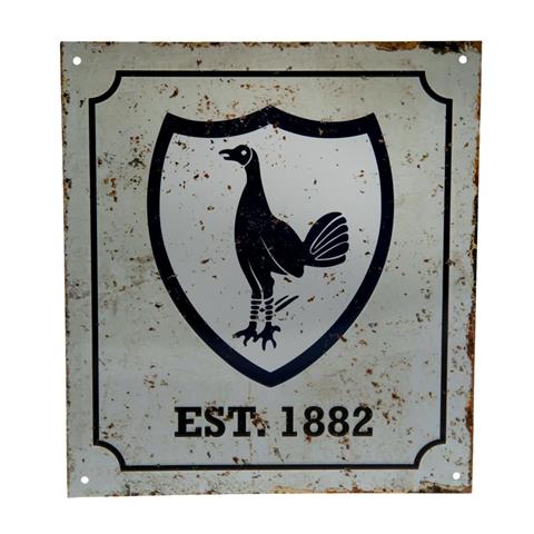 Tottenham F.C Retro Logo Sign