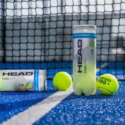 Head Padel Pro+ Balls (Tube Of 3)
