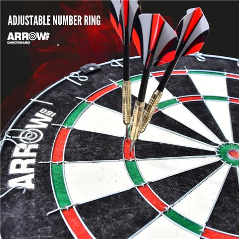 Arrow 180 Bristle Dartboard Set