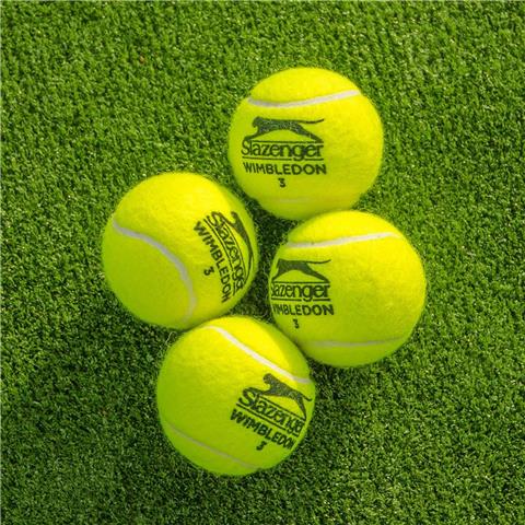 Slazenger Wimbledon Tennis Balls (Tube of 4)