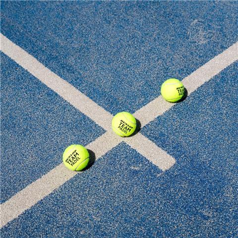 Dunlop Team Padel Balls (Tube Of 3)