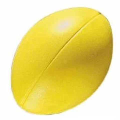 Sponge Yellow Rugby Ball - One Size