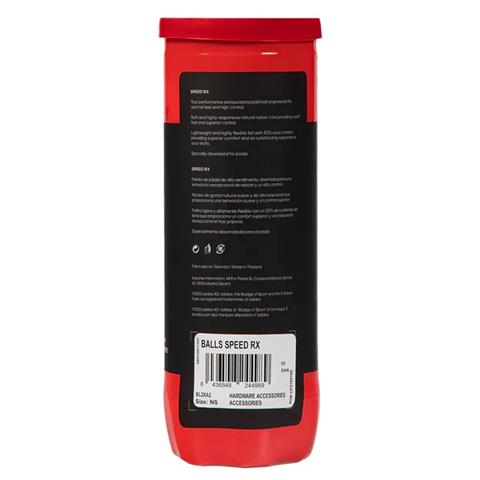 Adidas Speed RX Padel Balls (Tube Of 3)